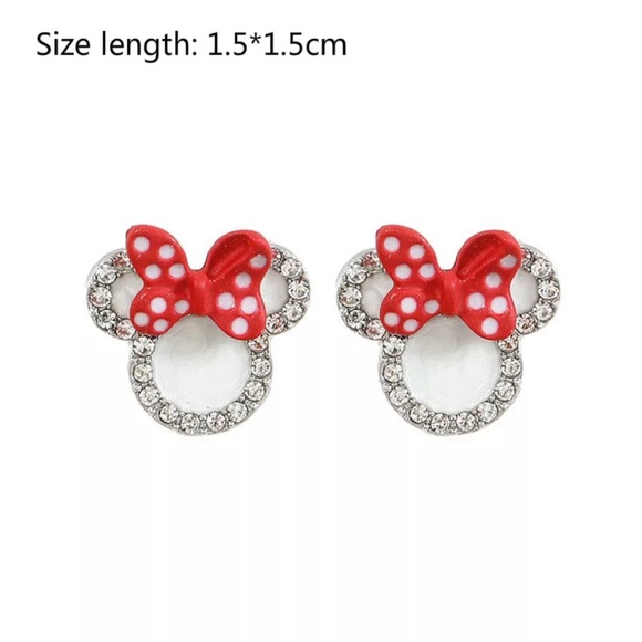 Minnie Mouse Earring Tiny Mickey Earrings - Picture 6 of 6